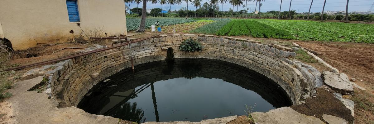 Study of well irrigation practices in Karnataka by team RuDRA, IIT Bombay