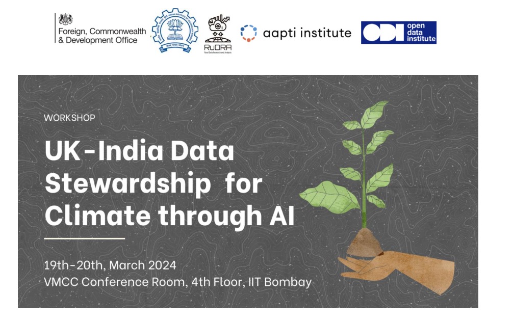 UK-India Data stewardship for climate through AI