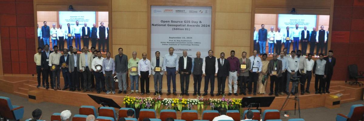 National Geospatial Awards 2024 (Edition 01) and Open Source GIS Day celebration