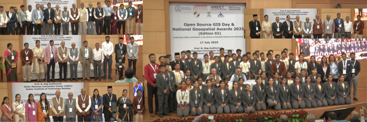 IIT Bombay conducts the National Geospatial Awards 2025 and Open Source GIS Day celebration